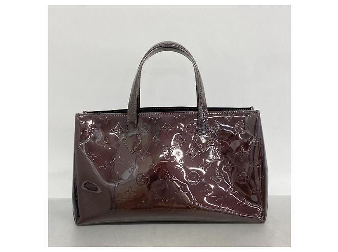 Borsa Louis Vuitton Vernis Wilshire PM Bordò - vista 12