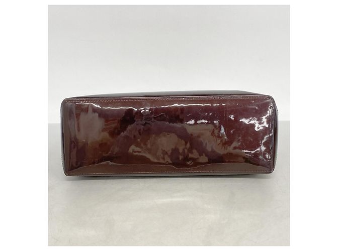 Borsa Louis Vuitton Vernis Wilshire PM Bordò - vista 3