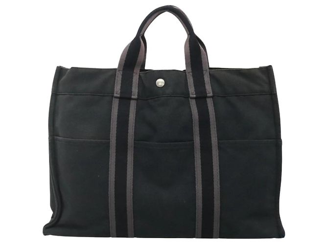 Borsa Fourre Tout MM di Hermès Nero - vista 2