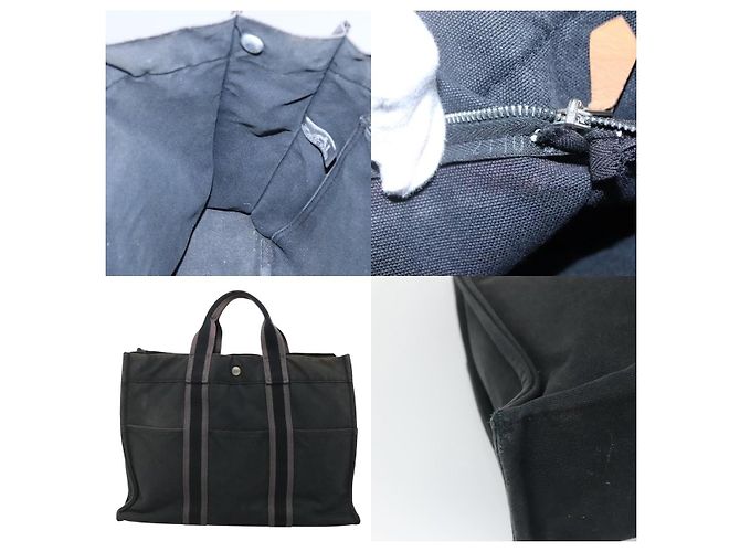 Borsa Fourre Tout MM di Hermès Nero - vista 5