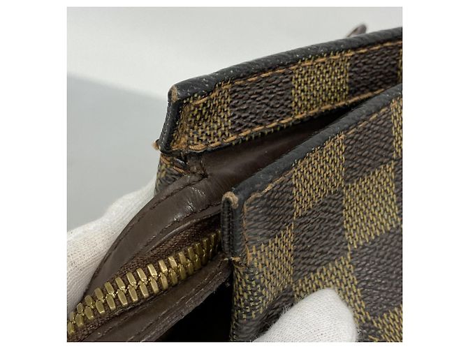 Borsa a Spalla Chelsea Damier Louis Vuitton N51119 Ebano Damier ebene - vista 12