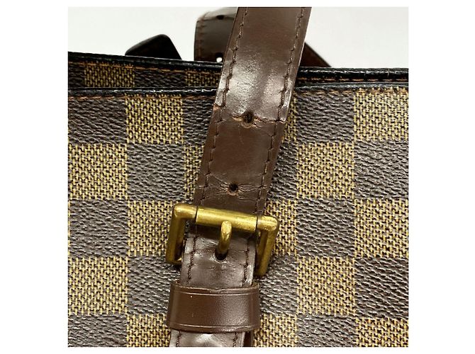 Borsa a Spalla Chelsea Damier Louis Vuitton N51119 Ebano Damier ebene - vista 14