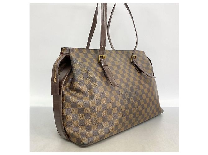 Borsa a Spalla Chelsea Damier Louis Vuitton N51119 Ebano Damier ebene - vista 2