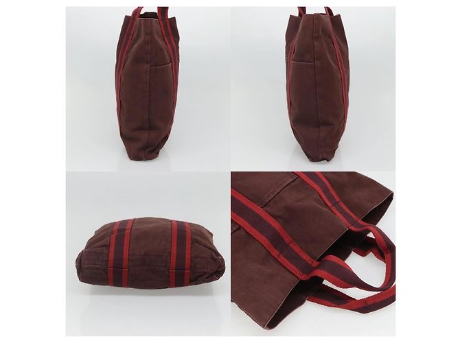 Borsa Tote Fourre Tout di Hermès Rosso - vista 3