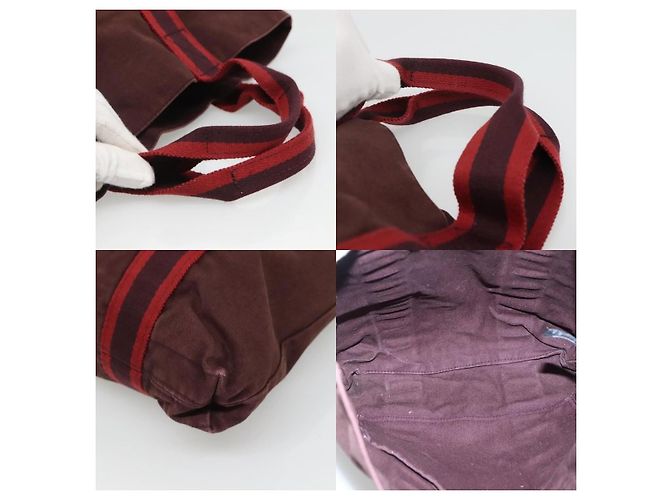 Borsa Tote Fourre Tout di Hermès Rosso - vista 4