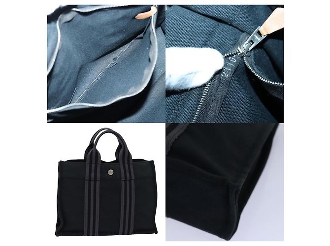 Borsa Hermès Fourre Tout PM Nero - vista 5