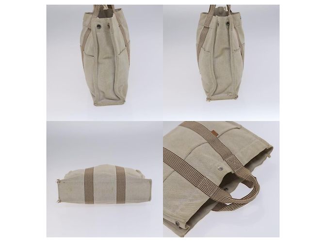 Borsa Fourre Tout MM di Hermès Beige - vista 3