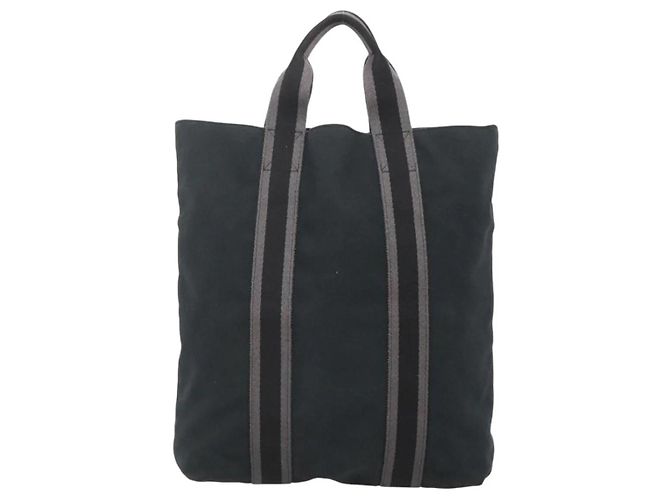 Hermès Hermes Fourre Tout Cabas Tote Bag Black - view 2