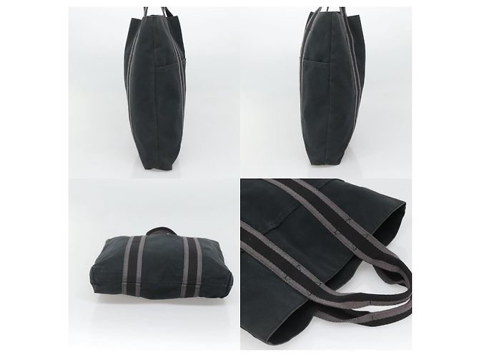 Hermès Hermes Fourre Tout Cabas Tote Bag Black - view 3