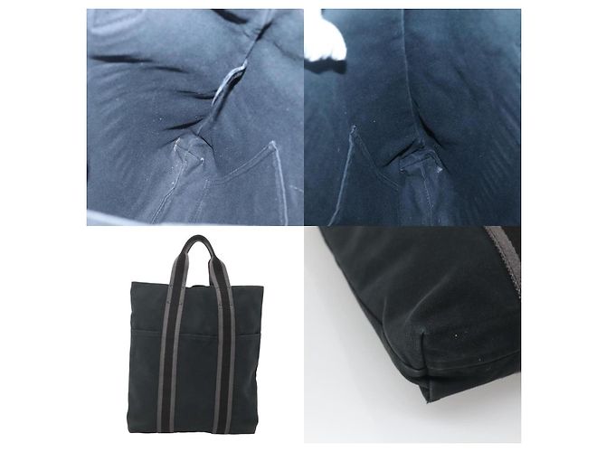Hermès Hermes Fourre Tout Cabas Tote Bag Black - view 5