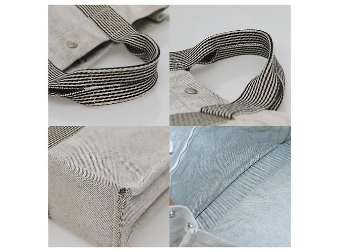 Borsa Fourre Tout MM di Hermès Grigio - vista 4