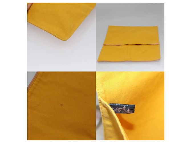 Borsa Clutch Birkin di Hermès Giallo - vista 4