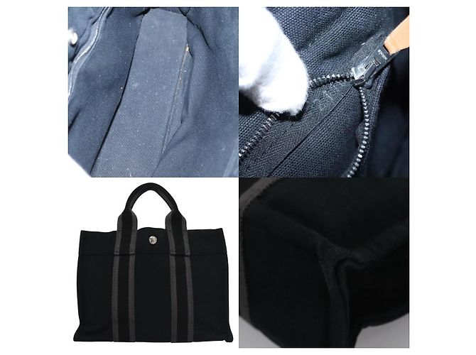 Borsa Hermès Fourre Tout PM Nero - vista 5