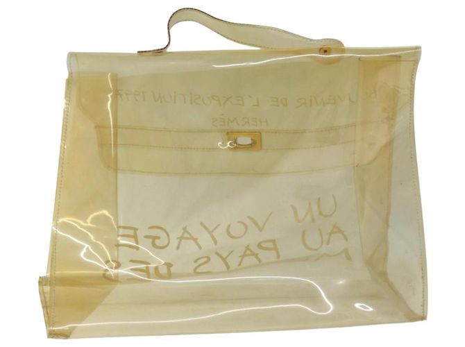 Borsa Kelly Hermès bianca Bianco - vista 2