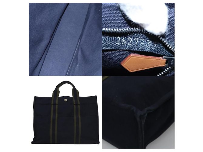 Borsa Fourre Tout MM di Hermès Blu - vista 5