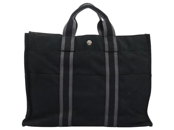 Borsa Fourre Tout MM di Hermès Nero - vista 2