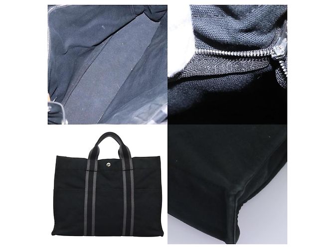 Borsa Fourre Tout MM di Hermès Nero - vista 5