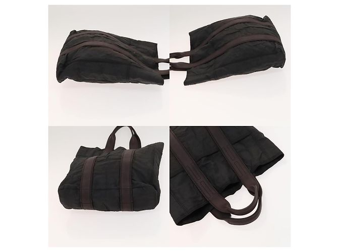 Borsa Tote Acapulco Cabas MM di Hermès Marrone - vista 3