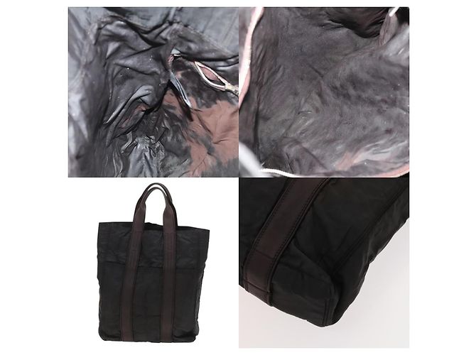 Borsa Tote Acapulco Cabas MM di Hermès Marrone - vista 5