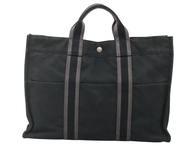 Borsa Fourre Tout MM di Hermès Nero - vista 2