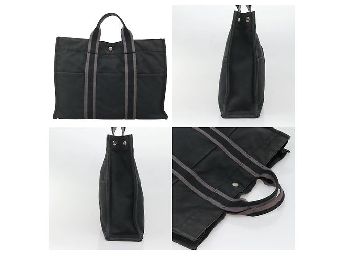 Borsa Fourre Tout MM di Hermès Nero - vista 3