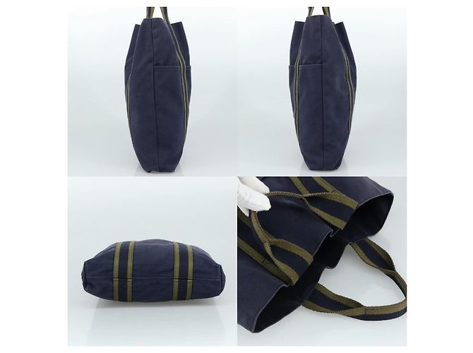 Hermès Fourre Tout Tragetasche Blau - Ansicht 3