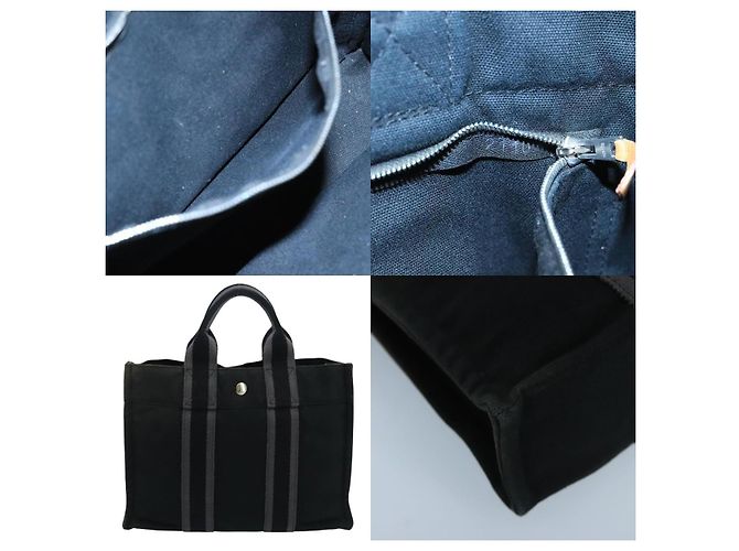 Bolso Tote Fourre Tout PM de Hermès Negro - vista 5