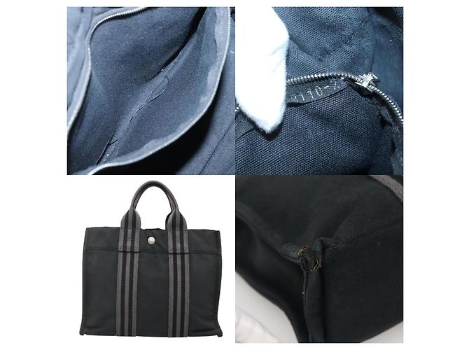 Borsa Hermès Fourre Tout PM Nero - vista 5