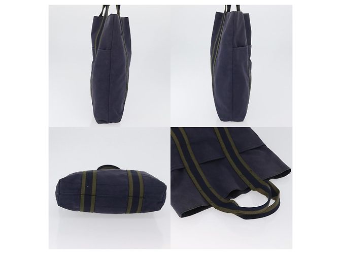 Borsa a mano Fourre Tout Cabas Hermès Blu - vista 3