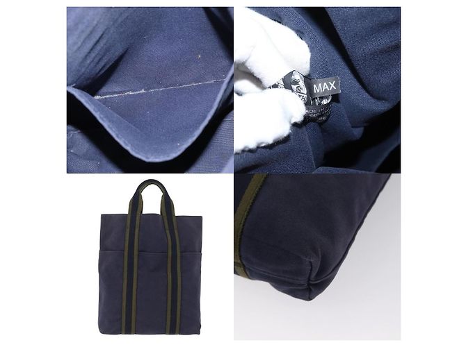 Borsa a mano Fourre Tout Cabas Hermès Blu - vista 5