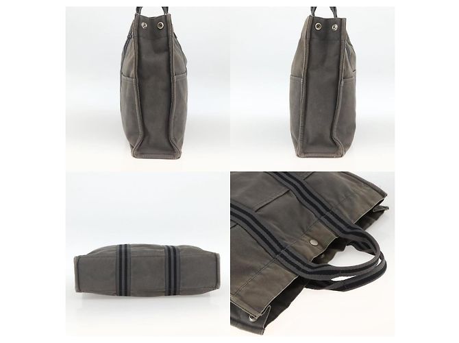Borsa Tote Fourre Tout MM di Hermès Grigio - vista 3