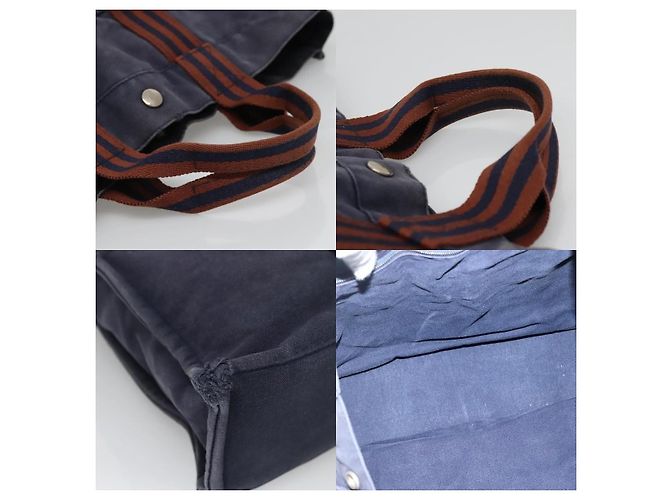 Borsa Fourre Tout MM di Hermès Blu - vista 4