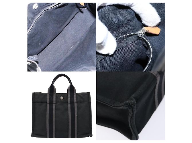 Borsa Hermès Fourre Tout PM Nero - vista 5