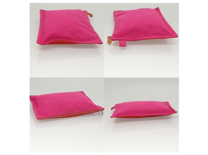 Bolso Bora MM Hermès Rosa de Algodón - vista 3