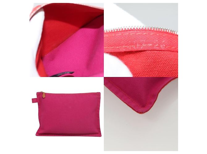 Bolso Bora MM Hermès Rosa de Algodón - vista 5