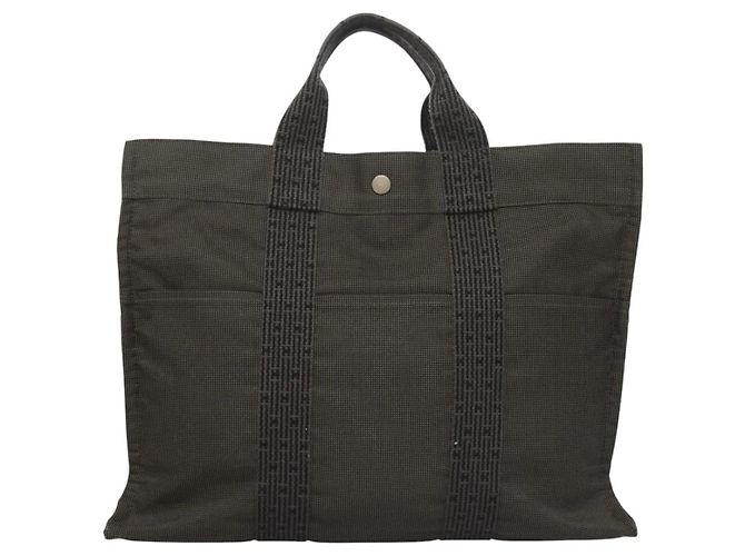 Borsa Her Line MM di Hermès Grigio - vista 2
