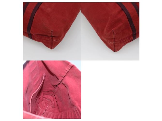 Hermès Fourre Tout Tragetasche Rot - Ansicht 6