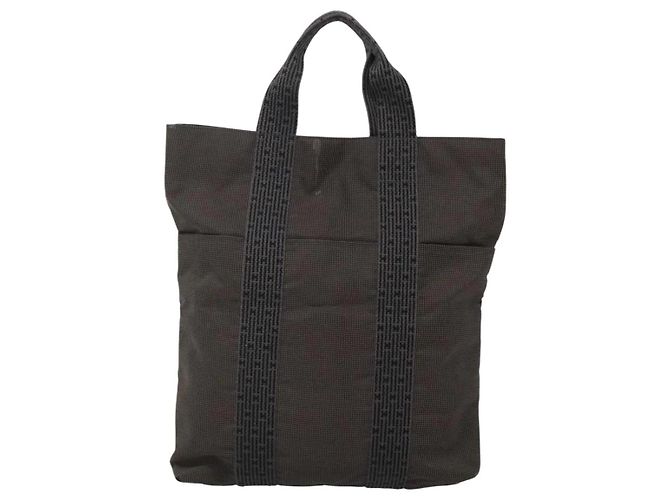 Hermès Her Line Cabas Tasche Grau - Ansicht 2