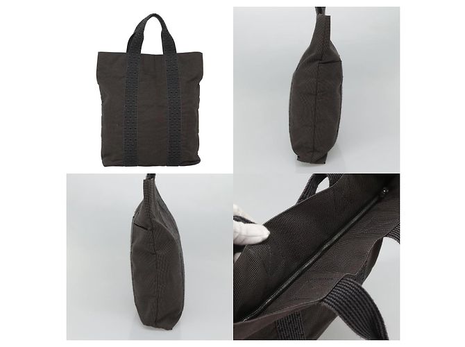 Hermès Her Line Cabas Tasche Grau - Ansicht 3