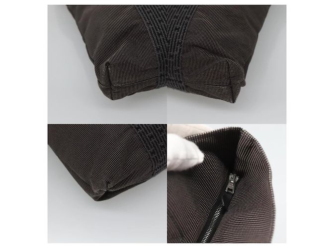 Hermès Her Line Cabas Tasche Grau - Ansicht 5