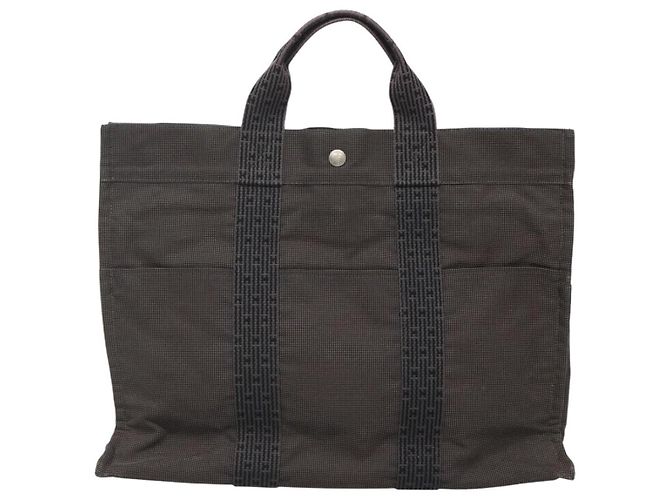 Borsa Her Line MM di Hermès Grigio - vista 2