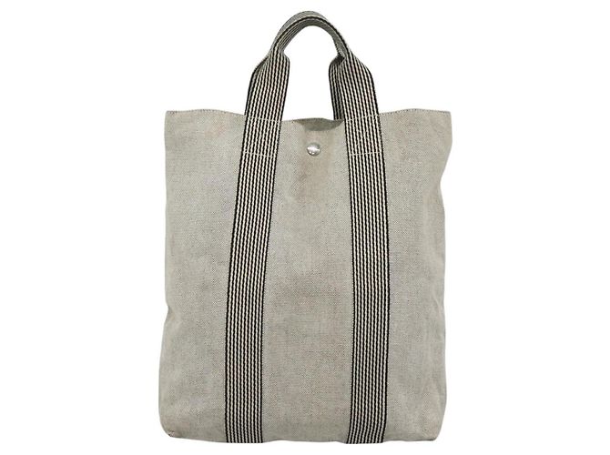 Hermès Fourre Tout Tragetasche Grau - Ansicht 2