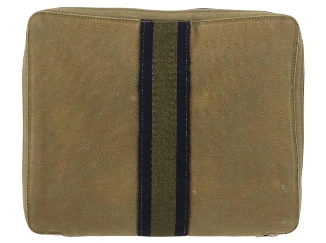Custodia da viaggio Hermès Fourre Tout Verde - vista 2