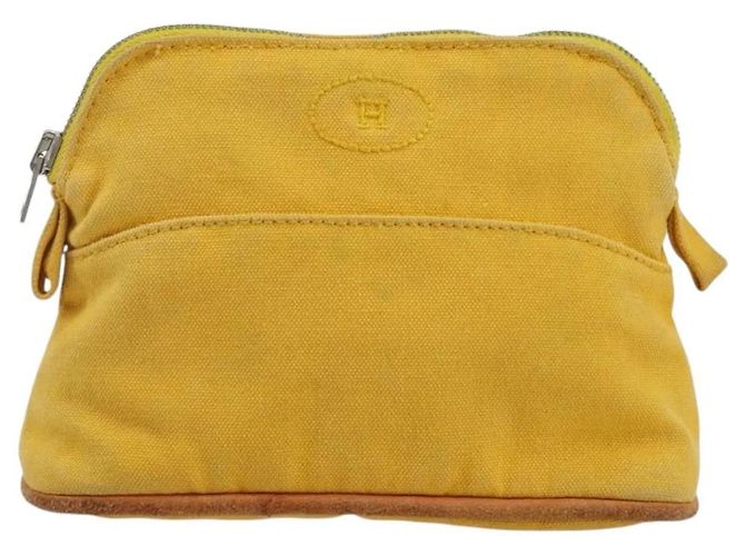 Bolso Bolide Hermès Amarillo de Algodón - vista 2