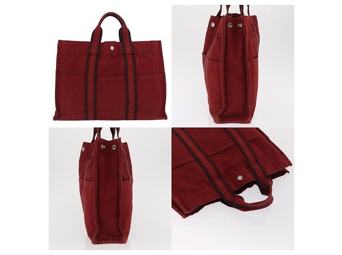 Hermès Birkin Handtasche Rot - Ansicht 3
