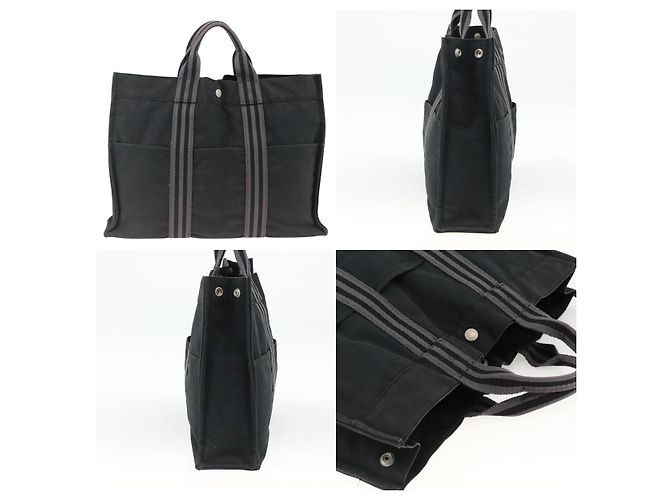 Borsa Fourre Tout MM di Hermès Nero - vista 3