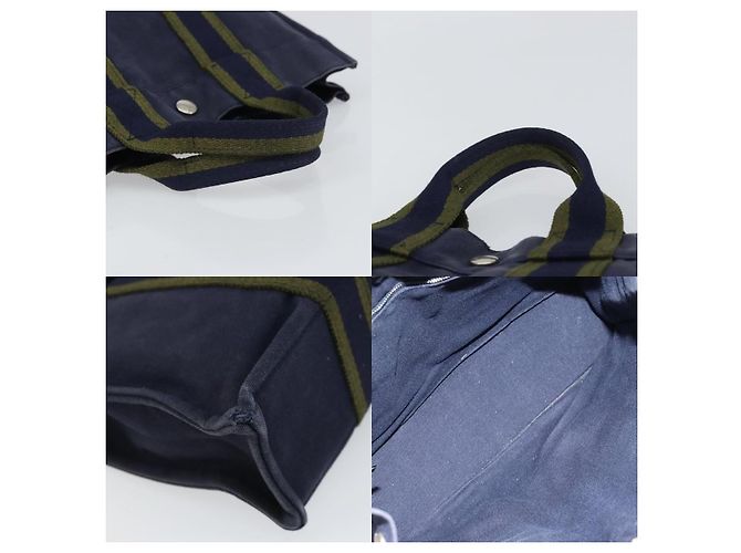 Borsa Hermès Fourre Tout PM Blu - vista 4
