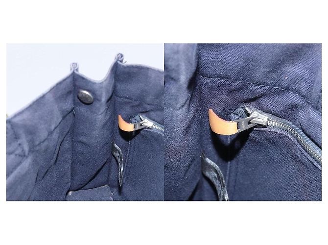 Borsa Hermès Fourre Tout PM Blu - vista 7