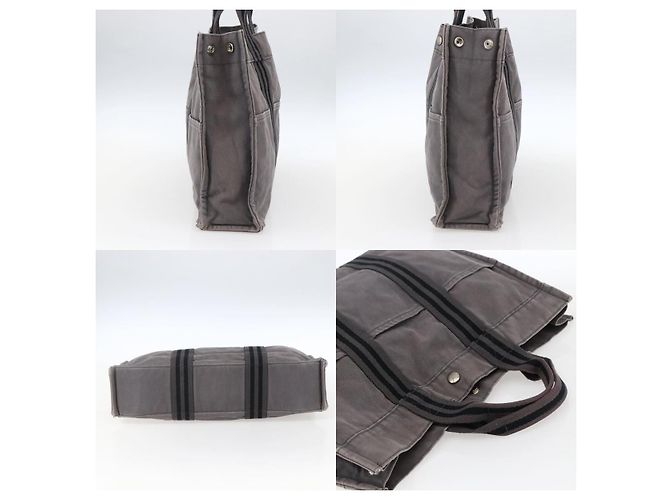 Borsa Fourre Tout MM di Hermès Grigio - vista 3