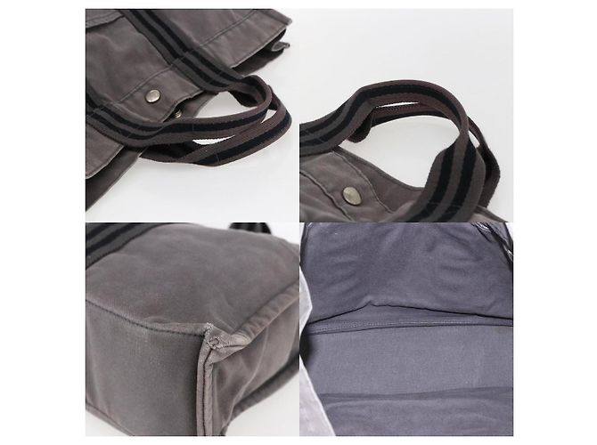 Borsa Fourre Tout MM di Hermès Grigio - vista 4